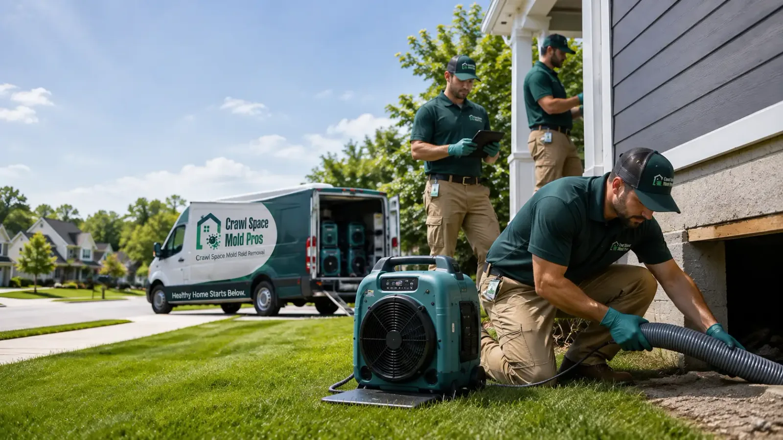 Crawl Space Mold Removal in Hermansville, MI